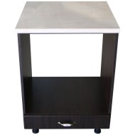 Corp pentru cuptor incorporabil cu sertar Zebra, wenge/MDF Wenge, cu blat Travertin, 60 x 85 x 60 cm Corp pentru cuptor incorporabil cu sertar Zebra, wenge/MDF Wenge, cu blat Travertin, 60 x 85 x 60 cm